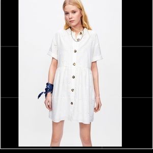 Zara short white dress